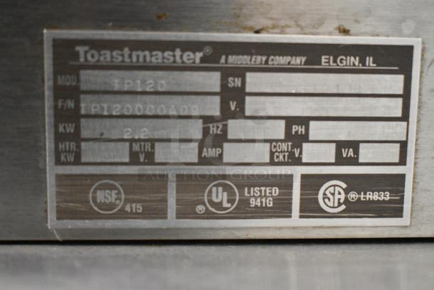 Toastmaster TP120 Stainless Steel Commercial Countertop 4 Slot Toaster. 208 Volts, 1 Phase. - Image 4 of 5