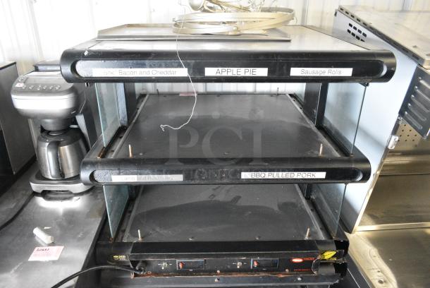 Hatco Metal Commercial Countertop 2 Tier Warming Display Case Merchandiser. Tested and Working! - Image 1 of 4