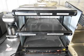 Hatco Metal Commercial Countertop 2 Tier Warming Display Case Merchandiser. Tested and Working!