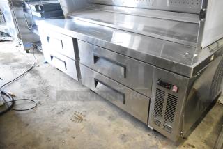 BRAND NEW SCRATCH AND DENT! 2024 Avantco 178CBE72HC Stainless Steel Commercial 4 Drawer Chef Base. 115 Volts, 1 Phase. Tested and Working!
