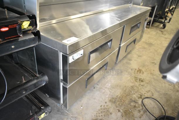 BRAND NEW SCRATCH AND DENT! 2024 Avantco 178CBE72HC Stainless Steel Commercial 4 Drawer Chef Base. 115 Volts, 1 Phase. Tested and Working! - Image 2 of 6