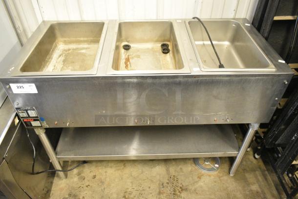 Eagle SDHT3-240 Stainless Steel Commercial Electric Powered 3 Bay Steam Table. 240 Volts. - Image 1 of 5