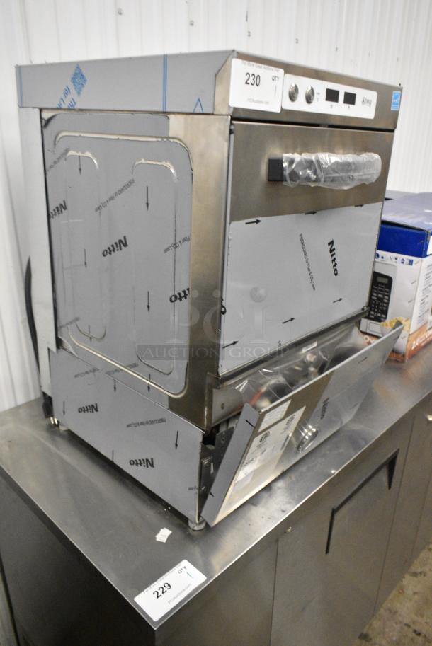 BRAND NEW SCRATCH AND DENT! 2024 Noble 495HTGW22 HTGW Stainless Steel Commercial Hi Temp High-Temperature Underbar Glass Washer. 208-240 Volts, 1 Phase. - Image 2 of 6