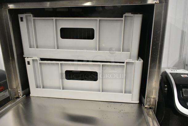 BRAND NEW SCRATCH AND DENT! 2024 Noble 495HTGW22 HTGW Stainless Steel Commercial Hi Temp High-Temperature Underbar Glass Washer. 208-240 Volts, 1 Phase. - Image 4 of 6