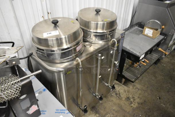 Curtis RU-1000-12 Stainless Steel Commercial Countertop Double Coffee Urn. 220 Volts, 1 Phase. - Image 2 of 6