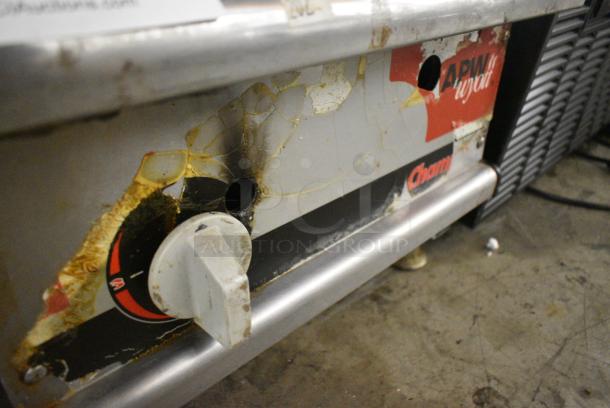 APW Wyott Champion Stainless Steel Commercial Countertop Natural Gas Powered Flat Top Griddle. - Image 4 of 6