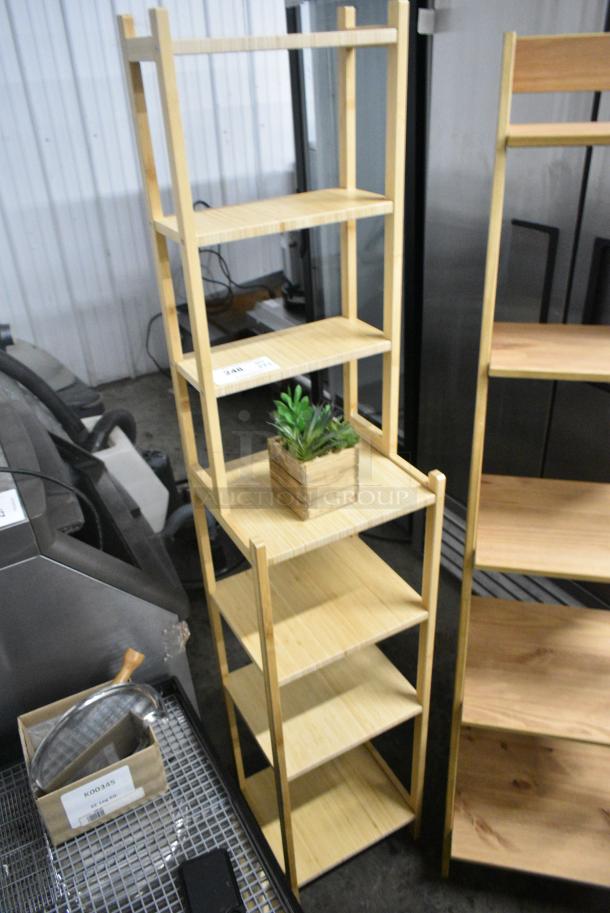 2 Wooden Shelving Units. 2 Times Your Bid! - Image 2 of 4