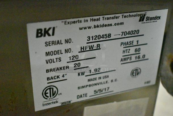 BRAND NEW! 2017 BKI HFW-R Stainless Steel Commercial Countertop Fry Dumping Warming Station. 120 Volts, 1 Phase. - Image 5 of 6