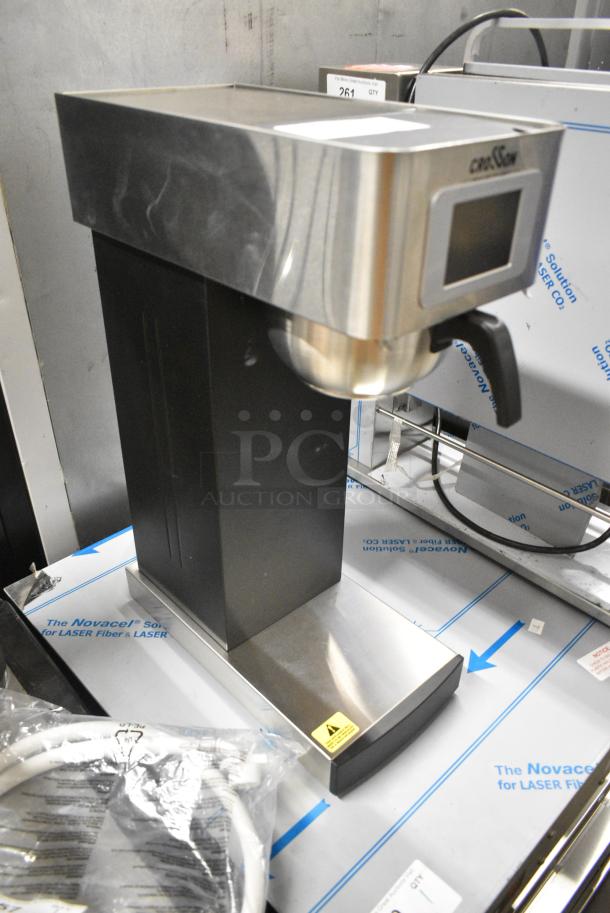 BRAND NEW SCRATCH AND DENT! Crosson DCB-2.2Airpot Stainless Steel Countertop Coffee Machine. 120 Volts, 1 Phase. - Image 2 of 7