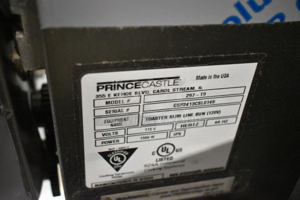 BRAND NEW SCRATCH AND DENT! Prince Castle 297-T9 Stainless Steel Commercial Countertop Vertical Toaster Oven. 115 Volts, 1 Phase. Tested and Working! - Image 6 of 7