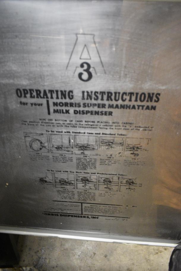Norris N-10-M Stainless Steel Commercial Countertop Cream Dispenser. 110 Volts, 1 Phase. Tested and Working! - Image 5 of 7