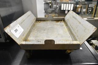 Metal Commercial Dolly on Commercial Casters.