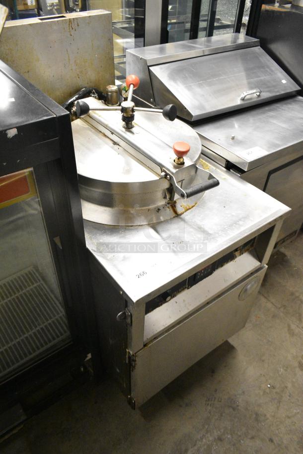 BKI FKM-F Stainless Steel Commercial Floor Style Electric Powered Pressure Fryer. 208 Volts, 3 Phase. - Image 2 of 7