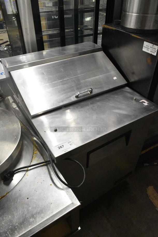 True TSSU-27-08 Stainless Steel Commercial Sandwich Salad Prep Table Bain Marie Mega Top. 115 Volts, 1 Phase. Tested and Working! - Image 2 of 6