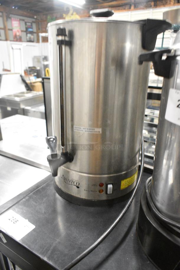 Avantco 177CU110ETL Stainless Steel Countertop Percolating Urn. No Lid. 120 Volts, 1 Phase. - Image 3 of 6