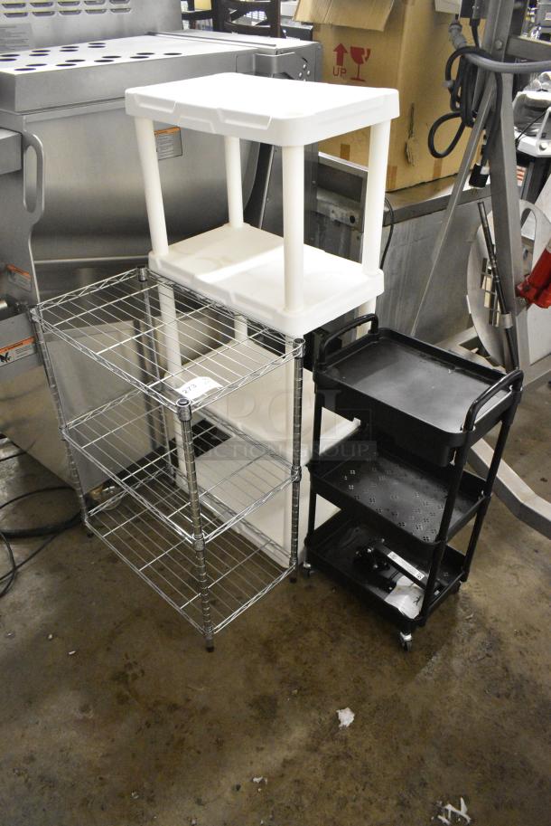 3 Various Shelving Units. 3 Times Your Bid! - Image 1 of 4