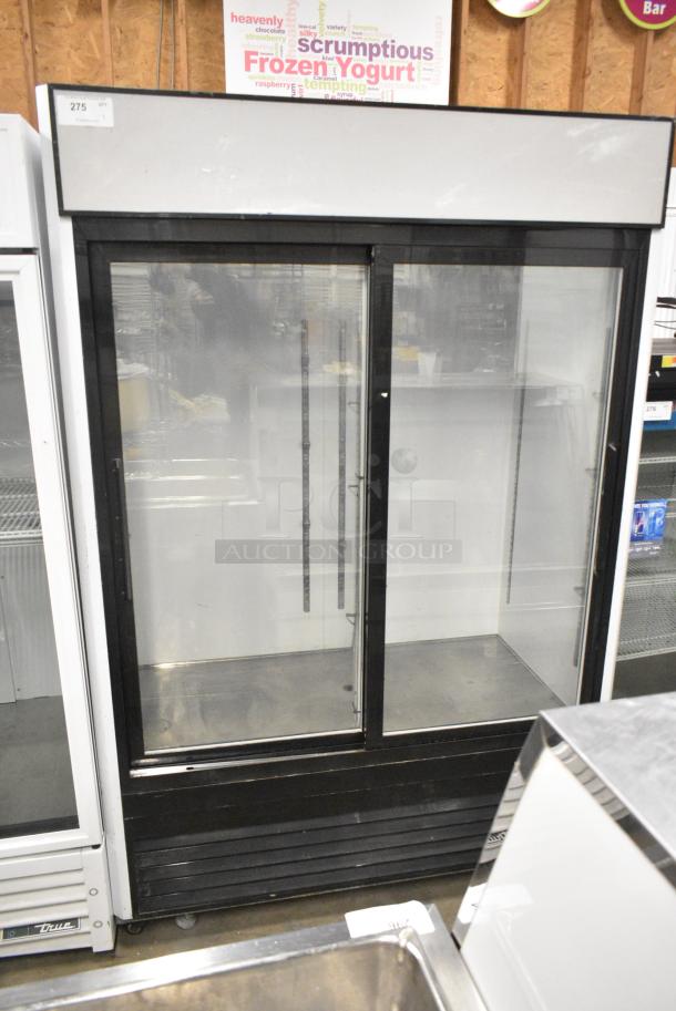 2016 Migali C-49RS Metal Commercial 2 Door Reach In Cooler Merchandiser. 115 Volts, 1 Phase. Tested and Working! - Image 1 of 7