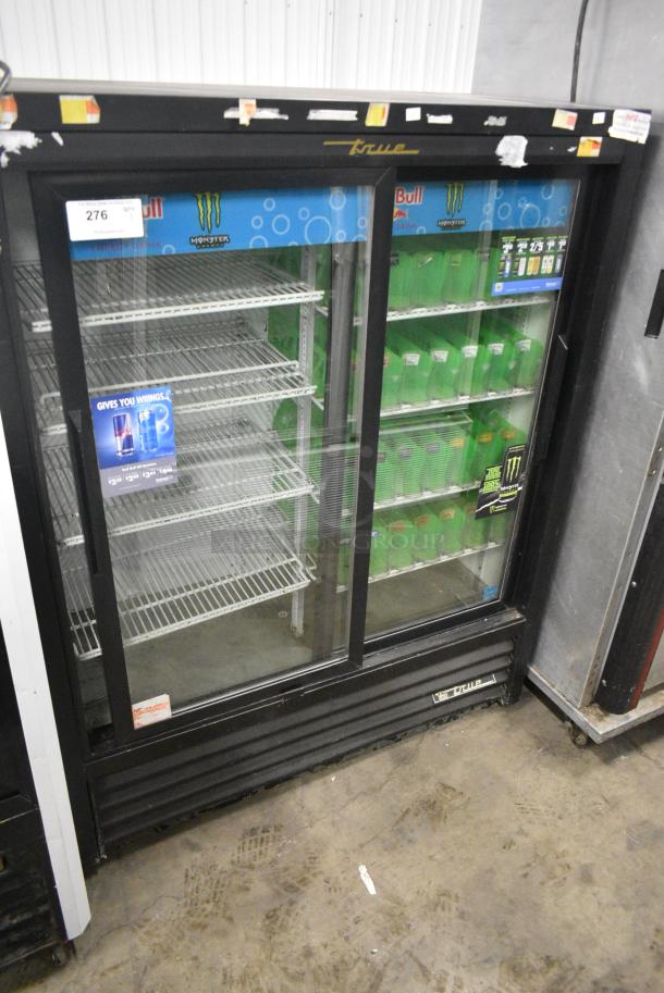 True GDM-41SL-60-LD Metal Commercial 2 Door Reach In Cooler Merchandiser. 115 Volts, 1 Phase. Tested and Working! - Image 1 of 6