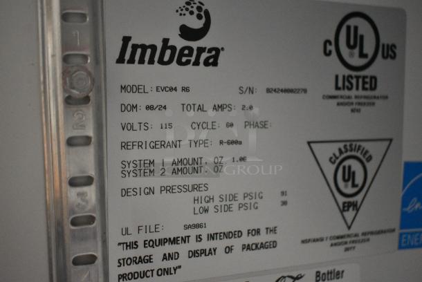 Imbera EVC04 Metal Mini Cooler Merchandiser. 115 Volts, 1 Phase. Tested and Working! - Image 5 of 6