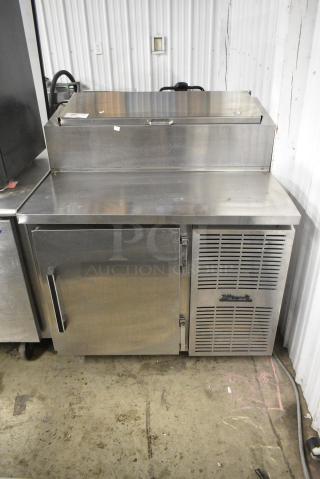 Migali RPT40P Stainless Steel Commercial Pizza Prep Table. 115 Volts, 1 Phase. Tested and Working!
