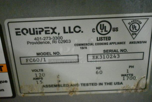 Sodir Equipex FC60/1 Stainless Steel Commercial Countertop Electric Powered Convection Oven. 120 Volts, 1 Phase. Tested and Working! - Image 6 of 7