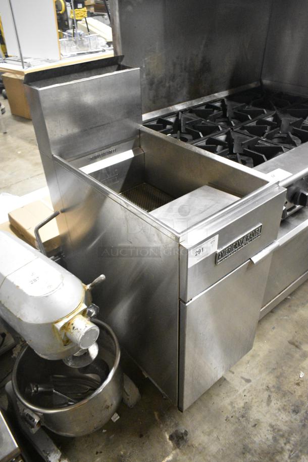 American Range AF-46 Stainless Steel Commercial Floor Style Natural Gas Powered Deep Fat Fryer. 40,000 BTU. - Image 2 of 7