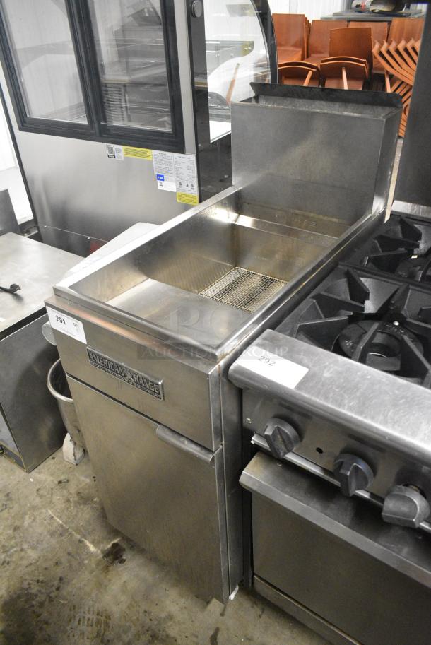 American Range AF-46 Stainless Steel Commercial Floor Style Natural Gas Powered Deep Fat Fryer. 40,000 BTU. - Image 3 of 7