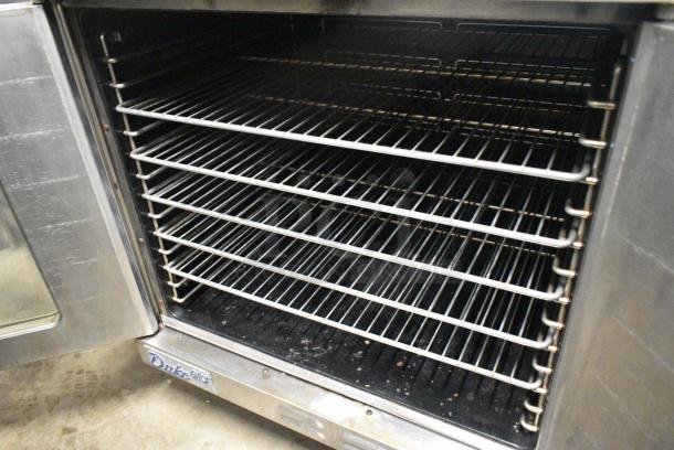 2 Duke 6/13 Stainless Steel Commercial Natural Gas Powered Full Size Convection Oven w/ View Through Door, Solid Door, Metal Oven Racks. 2 Times Your Bid! - Image 8 of 9