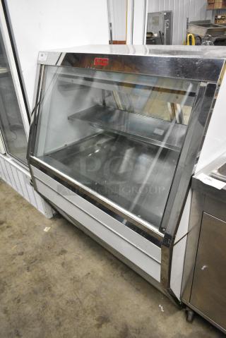 McCray Metal Commercial Floor Style Deli Display Case Merchandiser. 115 Volts, 1 Phase. Cannot Test - Unit Was Previously Hardwired
