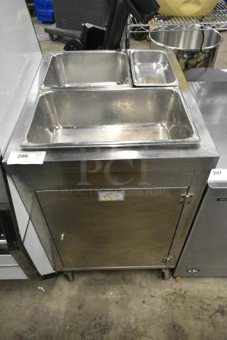 Giles Stainless Steel Commercial Floor Style Table.