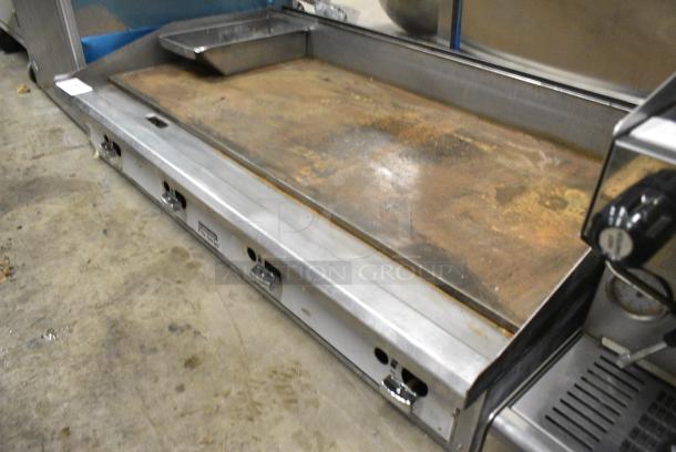 Toastmaster Pro-Series Stainless Steel Commercial Countertop Natural Gas Powered Flat Top Griddle. - Image 3 of 7