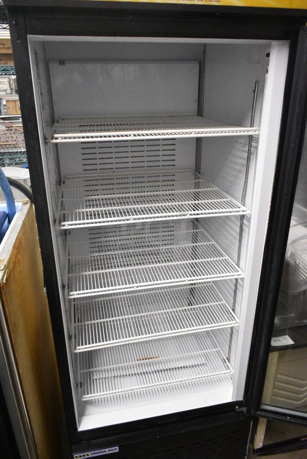 Universal Nolin MC750-1 Metal Commercial Single Door Reach In Cooler Merchandiser w/ Poly Coated Racks. 115 Volts, 1 Phase. Tested and Working! - Image 4 of 6