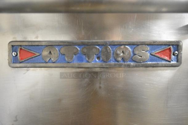 2 Attias Stainless Steel Commercial Natural Gas Powered Single Deck Pizza Oven. 2 Times Your Bid! - Image 10 of 12