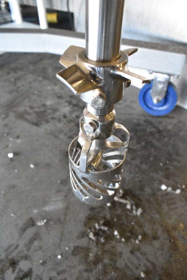 Admix #1 MOBILE LS Stainless Steel Commercial Floor Style Mobile Mixer w/ Strongway 8 Ton Hydraulic Double Piston Long Ram Jack. 230/460 Volts, 3 Phase. - Image 4 of 10