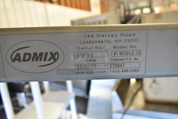 Admix #1 MOBILE LS Stainless Steel Commercial Floor Style Mobile Mixer w/ Strongway 8 Ton Hydraulic Double Piston Long Ram Jack. 230/460 Volts, 3 Phase. - Image 9 of 10
