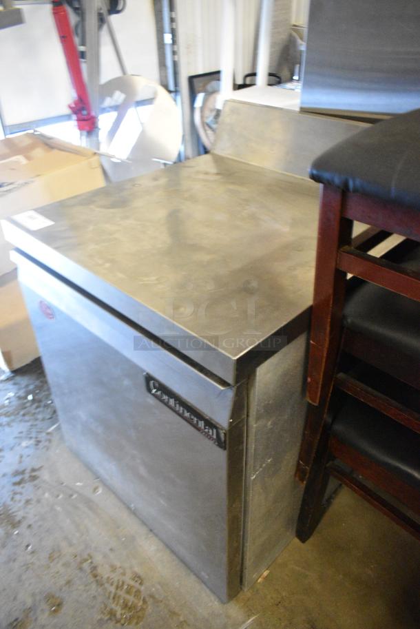Continental SWF27-BS Stainless Steel Commercial Work Top Single Door Freezer. 115 Volts, 1 Phase. Tested and Working! - Image 3 of 8