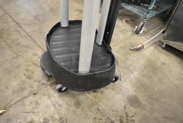 Rubbermaid Poly Trash Can Shell on Commercial Casters. - Image 5 of 6