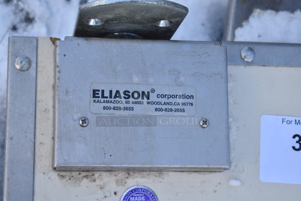 2 Eliason Metal Swinging Kitchen Doors. 2 Times Your Bid! - Image 3 of 3