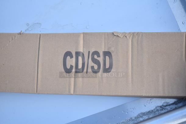 BRAND NEW SCRATCH AND DENT! Regency 600CDT36R Stainless Steel Right Side Clean Side Dishwasher Table - Image 3 of 5