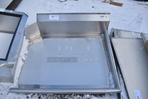 BRAND NEW SCRATCH AND DENT! Regency 600CDT36R Stainless Steel Right Side Clean Side Dishwasher Table - Image 4 of 5