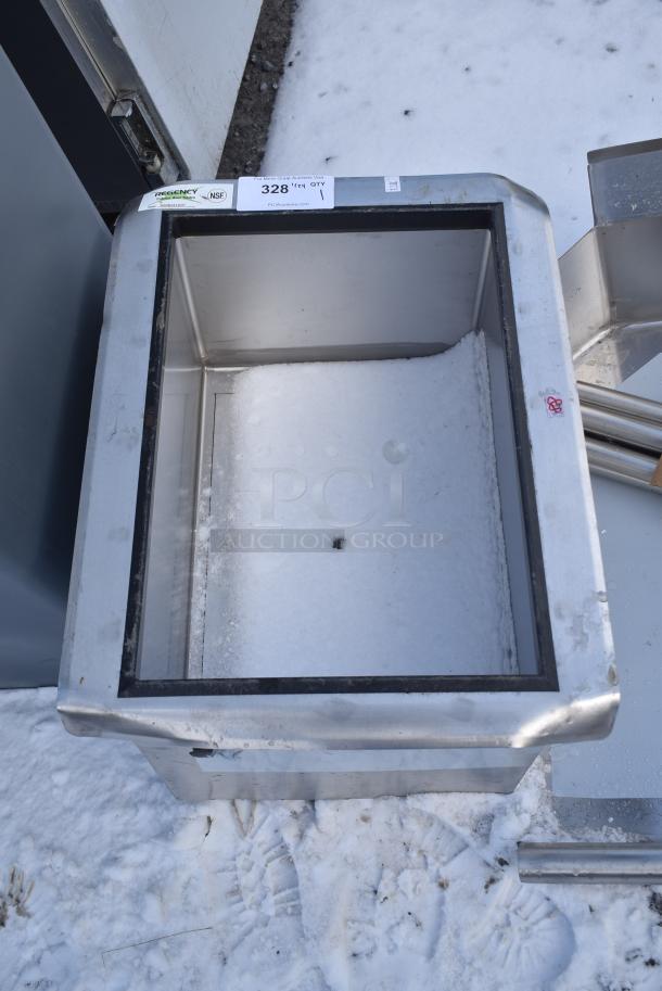 BRAND NEW SCRATCH AND DENT! Regency 600IB2418CP 18" x 24" Stainless Steel Drop-In Ice Bin with 7 Circuit Post-Mix Cold Plate - Image 2 of 3