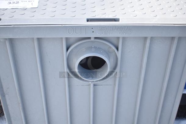 BRAND NEW SCRATCH AND DENT! Canplas 3950A03(S) Metal Commercial Grease Trap - Image 2 of 4