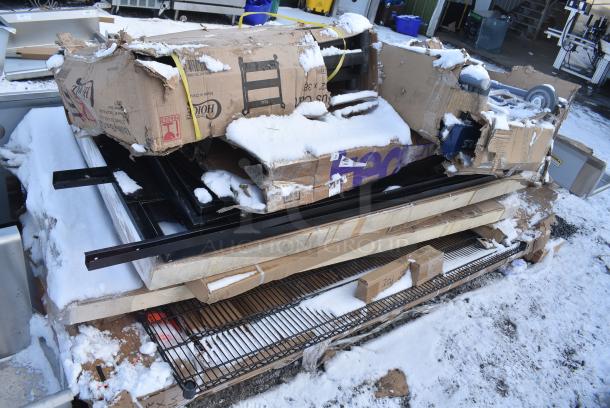 10 BRAND NEW SCRATCH AND DENT! Items Including 109CARTBLGBK Choice Black Utility / Bussing Cart with Three Shelves - 42" x 20", 600UT3072S Regency Adjustable Stainless Steel Work Table Undershelf for 30" x 72" Tables, 600T2424G Regency 24" x 24" 18-Gauge 304 Stainless Steel Commercial Work Table with Galvanized Legs and Undershelf, 427CSTL2727C Lancaster Table & Seating 27 1/2" x 27 1/2" Chrome Square Outdoor Standard Height Table. 10 Times Your Bid! - Image 1 of 7