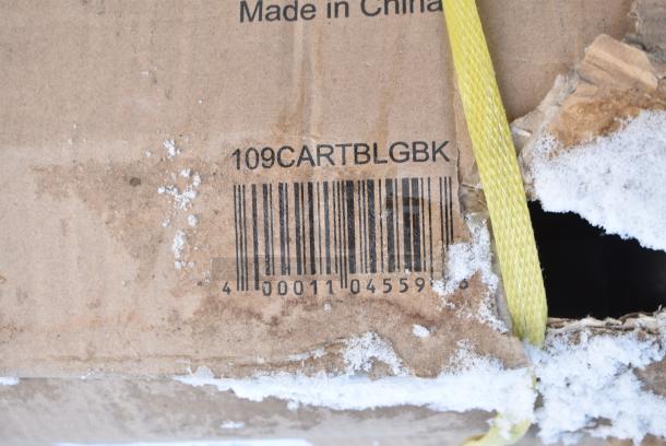 10 BRAND NEW SCRATCH AND DENT! Items Including 109CARTBLGBK Choice Black Utility / Bussing Cart with Three Shelves - 42" x 20", 600UT3072S Regency Adjustable Stainless Steel Work Table Undershelf for 30" x 72" Tables, 600T2424G Regency 24" x 24" 18-Gauge 304 Stainless Steel Commercial Work Table with Galvanized Legs and Undershelf, 427CSTL2727C Lancaster Table & Seating 27 1/2" x 27 1/2" Chrome Square Outdoor Standard Height Table. 10 Times Your Bid! - Image 3 of 7