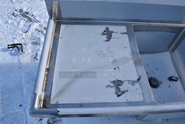 BRAND NEW SCRATCH AND DENT! Regency 600S3182424L Stainless Steel 3 Bay Sink w/ Left Side Drain Board. No Legs. - Image 2 of 6