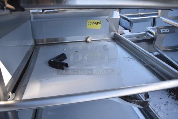 BRAND NEW SCRATCH AND DENT! Regency 600S31620224 16 Gauge Stainless Steel Three Compartment Commercial Sink with 2 Drainboards. No Legs. - Image 4 of 5