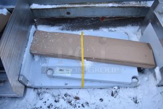 BRAND NEW SCRATCH AND DENT! Regency 600TB3018G  Stainless Steel Tabletop, Metal Under Shelf and Metal Legs