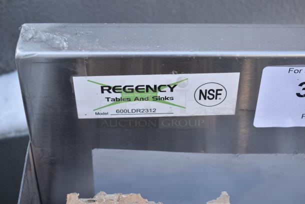 BRAND NEW SCRATCH AND DENT! Regency 600LDR2312 12" Five-Tiered Stainless Steel Liquor Display Rack - 23" Deep - Image 3 of 3
