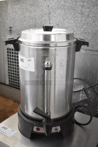 WestBend Metal Percolating Urn. 120 Volts, 1 Phase.