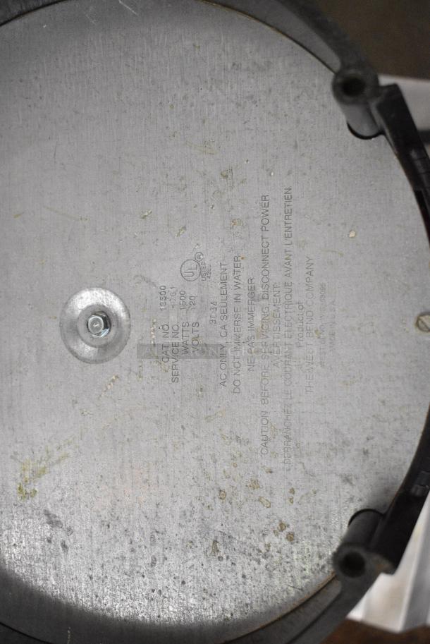 WestBend Metal Percolating Urn. 120 Volts, 1 Phase. - Image 5 of 5